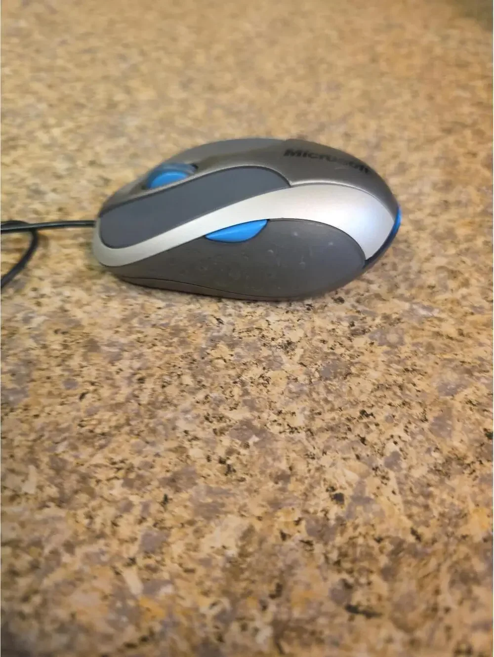 Vintage Microsoft Notebook Optical Mouse 3000 Model 1049 USB Wired - Working